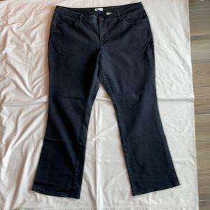 Coldwell Creek Black Jeans Bootleg Stretch SZ 20